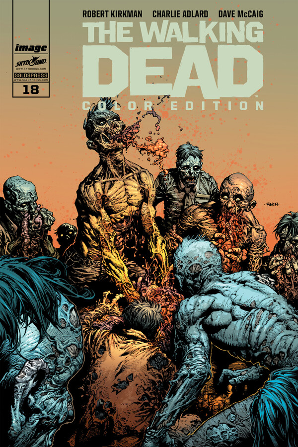 Copertina di The Walking Dead Color Edition — Volume 18