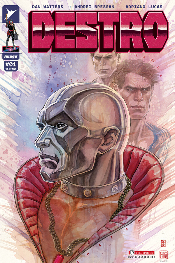 Road to G.I.Joe: Destro #1 DIGITAL VARIANT "MACK" cover