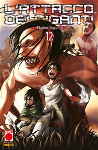 L'Attacco dei Giganti 12 copertina